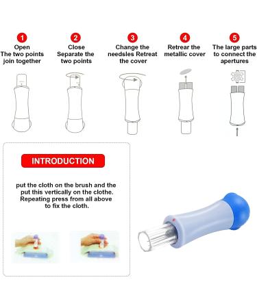 YRMJ 2 Pack Needle Felting Tools - Pen and Punch Style with 10 Needles for DIY Patchwork and Handicraft - Buy Online on GoSupps.com