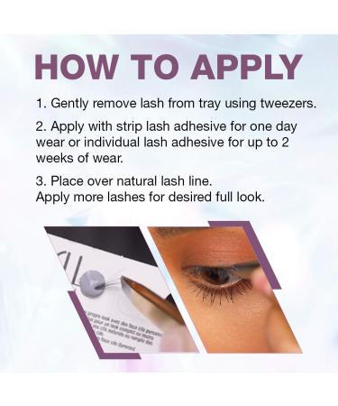 Ardell Double Up Individual Knot Medium Black False Eyelashes - 4 Pack - Buy Online on GoSupps.com