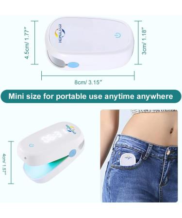 Nail Fungus Laser Treatment Device Effective Fungal Nail Treatment for Toenails & Fingernails Targets Damaged Discolored and Thickened Toenails Onychomycosis - Buy Online on GoSupps.com