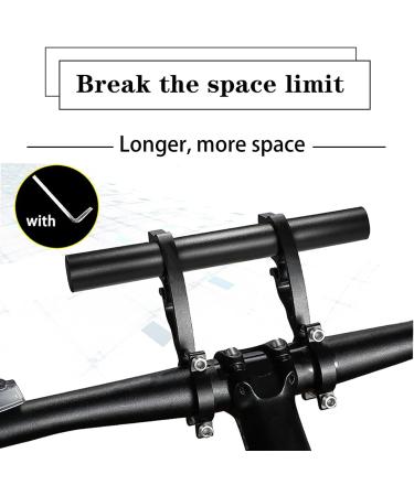 Bike Bicycle Double Handlebars Extender | Aluminum Alloy | 20CM Extension | Bike Mount Accessories - Buy Online on GoSupps.com