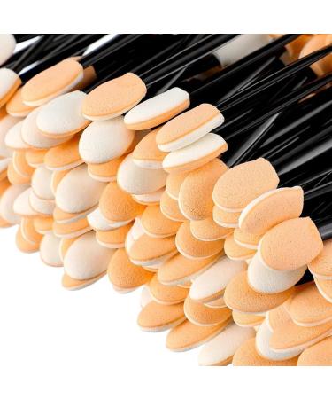 Nuhikap 500 Pcs Eyeshadow Applicators Disposable Eye Makeup Applicators Eye Makeup Brushes Eyeshadow Double Sided Applicators - Buy Online on GoSupps.com