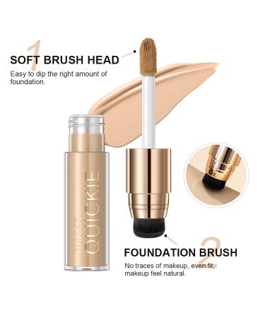 Buy Multi-Use Concealer Stick - 2-in-1 Concealer & Foundation Medium-Full Coverage Waterproof Lightweight Includes 2 Makeup Sponges - 01# Beige 1 Ounce International Shipping Available - Buy Online on GoSupps.com