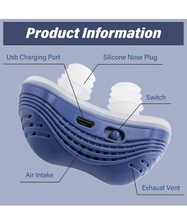 Smart Anti Snoring Device - Double Eddy Current Fan Design for Improved Nighttime Sleep (Green) - Buy Online on GoSupps.com
