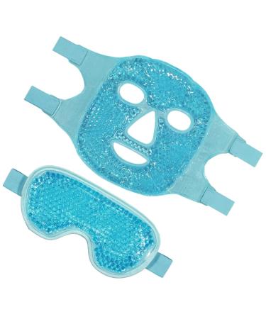 FOMIYES 1 Set Cold Compress Eye Cozie Comfy Eye Patches for Eyes Cooling Compress Eye Protection Facial Goggles Blindfold Miss Ice Beads Elastic Rope