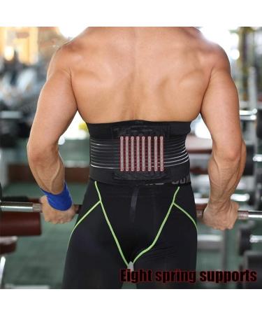 Buy Back Support Belt for Lower Back Pain Relief - Lumbar Support for Men & Women | Ideal for Work Lifting & Gym - Black L - Buy Online on GoSupps.com