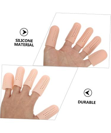 Buy Silicone Finger Toe Covers - Toe Sleeves & Finger Caps for Cracked Fingers - Yellow Cots | Fast International Shipping - Buy Online on GoSupps.com