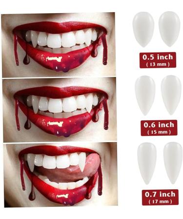 Buy TOYANDONA 30 Pairs Halloween Dentures Vampire Fangs & Zombie Makeup Props for Halloween Costumes & Parties - Buy Online on GoSupps.com