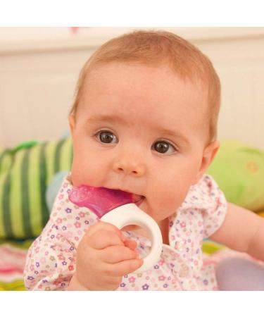 MAM Mini Cooler & Clip - Teething Ring & Tooth Crown Pink Soothing Relief for Babies Buy Internationally - Buy Online on GoSupps.com