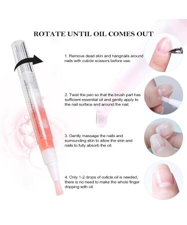 Fokostar 15pcs Cuticle Oil Pen Set - Nail Care Repair Kit for Fingernails Growth & Hangnail Treatment - Professional Moisturizer for Damaged and Dry Cuticles - Buy Online on GoSupps.com