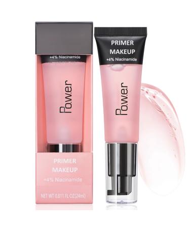 Make Up Primer - Hydrating Primer Makeup - Colour Corrector Quick - Gel Based Smooth Skin Tone Moisture Beauty Face Cosmetic - Infuse with Hyaluronic Acid Niacinamide Makeup Fade Dullness (PINK)