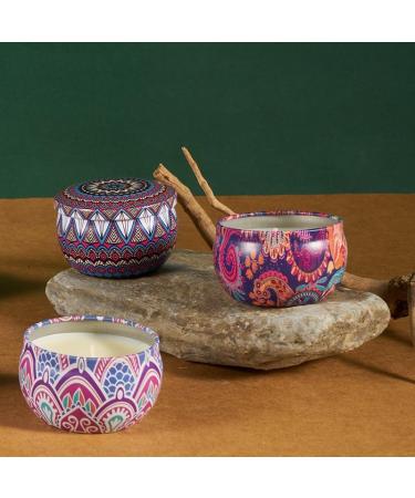 Scented Candles Gift Set for Women - Natural Soy Wax Aromatherapy Candles for Yoga Bath & Relaxation - Perfect Birthday Gift (Jasmine - Buy Online on GoSupps.com