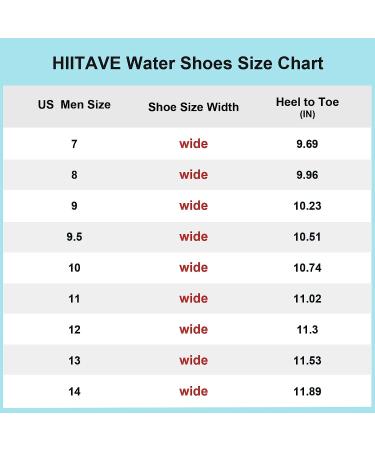 HIITAVE Men's Barefoot Water Shoes - Quick Dry Aqua Socks for Outdoor Sports - Navy, Size 11 - Buy Online on GoSupps.com