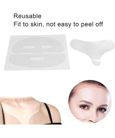 Face Wrinkle Patches 2 in 1 Facial Chest Pad Set Reusable Silicone Chest Wrinkle Pads Face Wrinkle Anti Wrinkle Patches While Sleeping Use - Buy Online on GoSupps.com