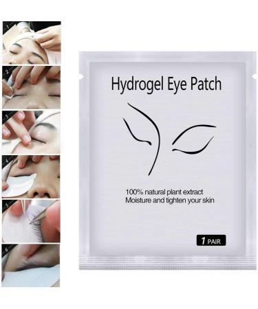 Exeton Eyelash Gel Pads 50 Pairs Lint Free Under Eye Gel Pads Eye Patches For Eye Lash Extensions Saloons Individual (Silver Fox) - Buy Online on GoSupps.com