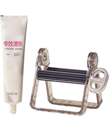 Plastic Toothpaste Tube Squeezer Bathroom Rolling Toothpaste Wringer Roller Multifunctional Paint Tube Rolling Holder Toothpaste Dispenser White - Buy Online on GoSupps.com