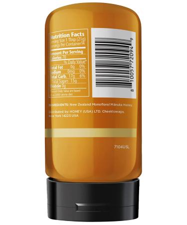 Manuka Doctor MGO 182+ UMF 8 Rated Monofloral Manuka Honey SQUEEZY 10.58 oz - 100% Pure Raw New Zealand Honey, Certified Non-GMO - Buy Online on GoSupps.com