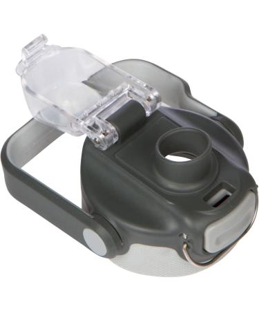 Healthy Human FLIP N SIP Lid - Leak-Proof & Dishwasher Safe | Durable Bottle Cap with Metal Clip & Wide Mouth - Buy Online on GoSupps.com