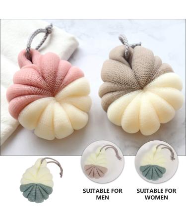 Buy Bath Flower Loofah Sponges - Bubble Making Net & Skin Brush for Soft Smooth Skin | Best Bath Poufs & Scrubber Online - Buy Online on GoSupps.com