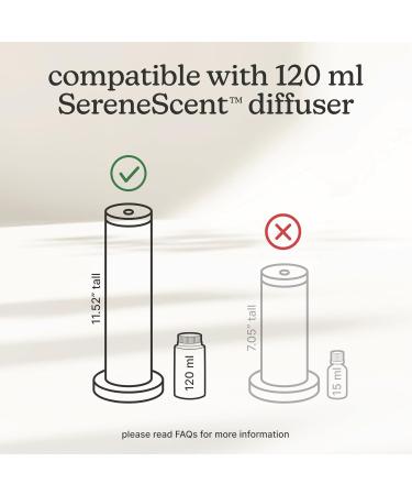 Homedics SereneScent Waterless Diffuser Oil Refill Frosted Cypress (120ml). Invigorating Home Fragrance. Compatible with SereneScent Diffusers. Easy Twist Plug & Play - Buy Online on GoSupps.com