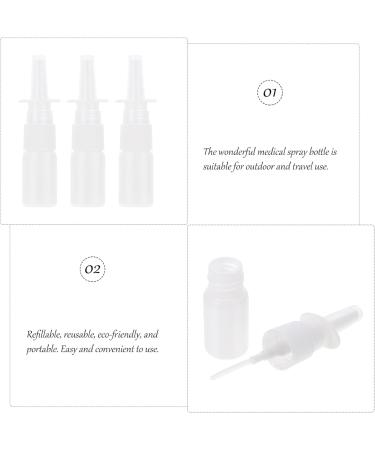 Healeved 10ML Nasals Spray Bottle - Set of 20 Refillable Mist Sprayers Versatile Travel Spray Bottle With Cover for Water Oils Skin Care Fine Mist Sprayers - Small Spray Bottle - Buy Online on GoSupps.com