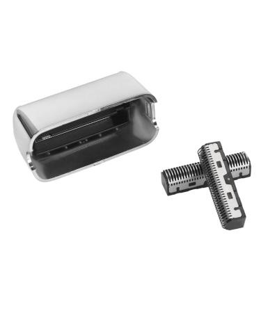 Replacement Trimmer Foil Electric Trimmer Head Foil Curved Edges Low Friction Stainless Steel for FXFS2 Models (SILVER)