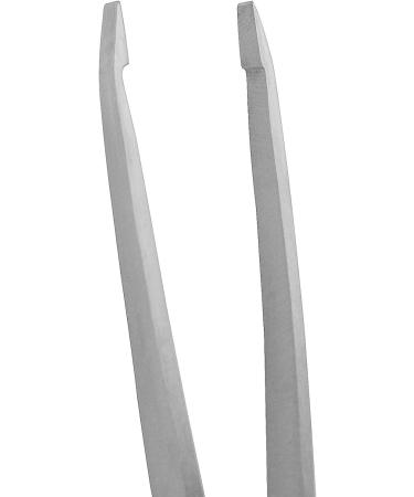 Eyebrow Slanted Tip Tweezers Facial Hair Ingrown Hair and Splinter - Professional Blackhead and Tick Remover for Men and Women - Buy Online on GoSupps.com