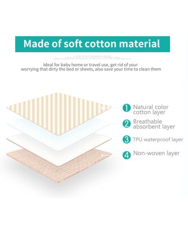 Organic Cotton Baby Changing Mat - Eco-Friendly Changing Pads for Toddlers (70x105) | International Shipping - Buy Online on GoSupps.com