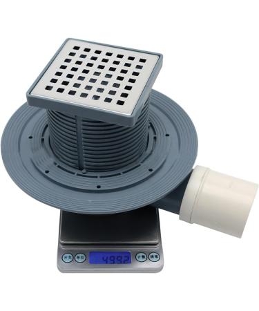 Bathroom Deodorant Floor Drain Quick Drain Square Shower Drain Strainers Anti-Blocking Hair Catcher Easy to Install Toilet Sewer Tile Insert Drain Cover - Buy Online on GoSupps.com