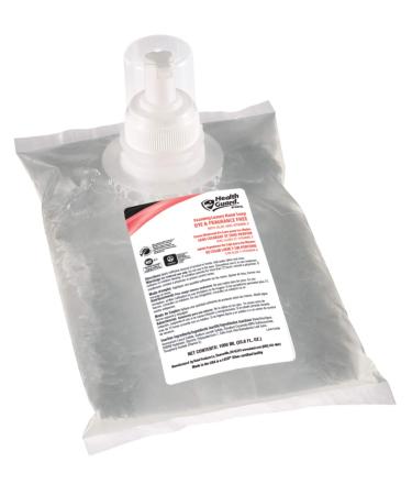 Kutol Health Guard 68610 Foaming Luxury Hand Soap D&FF 1000 mL Refill Bag Clear with No Fragrance (Pack of 4)