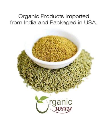 Organic Fennel Seed Powder - Digestive Aid | Raw, Vegan, Non GMO | USDA Certified | 1lb (16oz) | From India - Buy Online on GoSupps.com