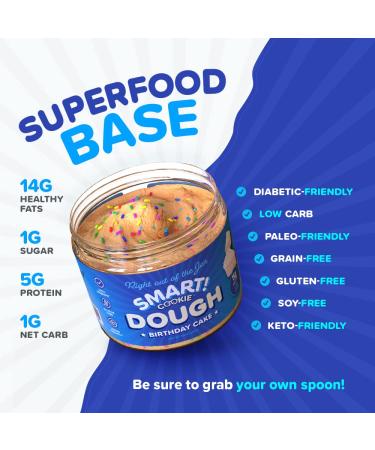 Gourmet Keto Snacks | Vegan Edible Cookie Dough | High Protein, Low Carb, Sugar-Free Treats for Kids & Adults - Buy Online on GoSupps.com