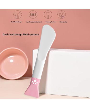 Face Clay Brush Silicone Face Maask Brush Face Maask Spatula Facial Brush Soft Face Maask Applicator Tools for Facial Mud Clay Maask and Modeling Maask Silicone brush white - Buy Online on GoSupps.com