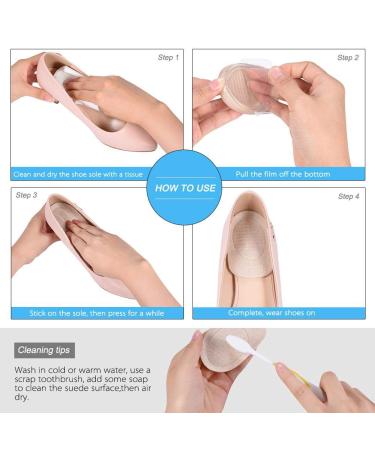 Height Increase Insoles - Gel Heel Pads for Shoes | Cushion Foot Protector | 2 Pairs - Large Size Foot Care Tool - Buy Online on GoSupps.com