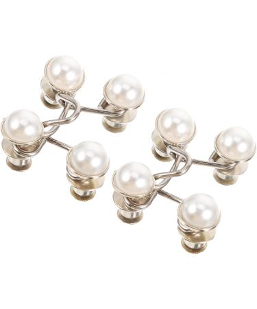 Button Hook Helper 4 Pcs Nail- Buttons Alloy Adjustable Clamp Reusable Waist Buttons Waist Nail- Buckle Jeans Supply Alloy Jeans Buttons Thin Jeans Buttons Waist Adjusting Button Waist Supply(White) 3.2x1cm White - Buy Online on GoSupps.com