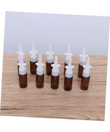 FRCOLOR Nasal Spray Pump Bottle - 10pcs Travel Pump Bottle for Liquids - Glass & Plastic Spray Containers - Portable Nasal Sprayer - Buy Online on GoSupps.com