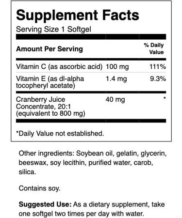 Swanson Cranberry Softgels - 180 Count for Urinary Health & Antioxidant Support - Buy Online on GoSupps.com