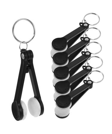 FOMIYES 6pcs Glasses Wipe Spectacles Cleaner Brush Eyeglasses Cleaning Tool Glasses Cleaning Clips Portable Eyeglasses Brush Multi-Function Eyeglasses Cleaner Eyeglass Cloth for Cleaning