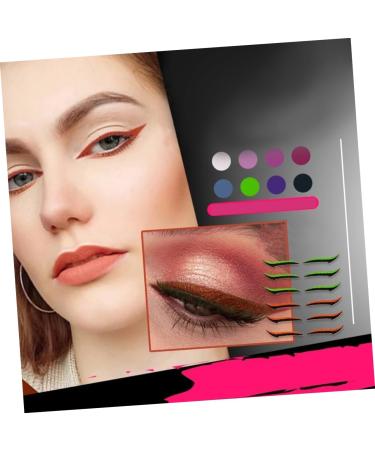 Healeved 6pcs Eyeliner Lash Tape Self- Adhesive Double Eyelid Makeup Supplies Double Eyelid Tapes Plastic 1 count (Pack of 1) Assorted Color - Buy Online on GoSupps.com