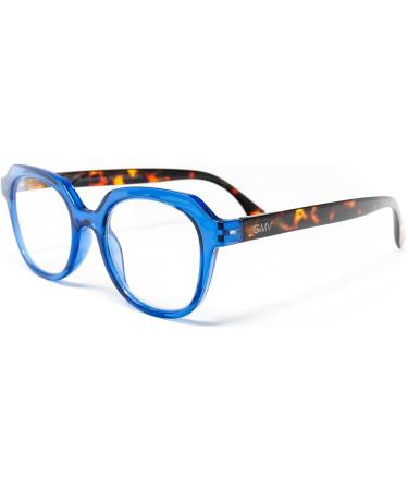 Buy Gian Marco Venturi Women's Ferrara Reading Glasses - Blue Size M | Stylish & Comfortable Eyewear for All Ages - Buy Online on GoSupps.com