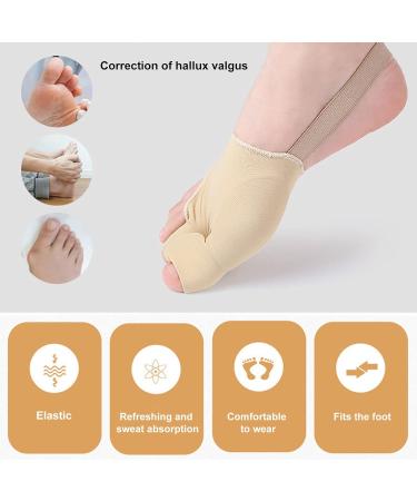 Bunion Corrector - Soft Nylon Hallux Valgus Corrector for Men and Women - Toe Separator for Home and Office - Size Small - Buy Online on GoSupps.com