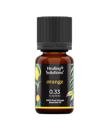 Healing Solutions Wild Orange Essential Oil - 0.33 Fluid Ounces