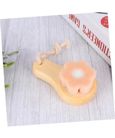 Ipetboom 1pc Facial Scrubber Brush Wood Face Brush Facial Body Cleansing Brush Electric Face Brush Face Cleaning Brush Facial Brush Face Wash Brush Manual Cleasing Milk Bamboo - Buy Online on GoSupps.com