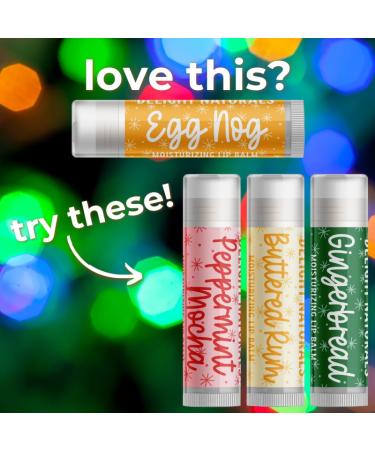 Delight Naturals JUMBO Lip Balm - Egg Nog - Buy Online on GoSupps.com
