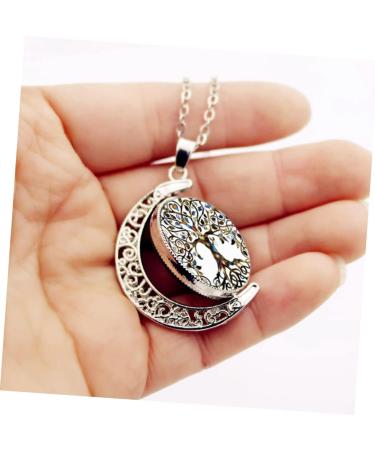 LABRIMP Charm Necklace Moon Necklaces for Women Necklace Fashion Tree of Life Necklace Accessories Sweater Chain - Buy Online on GoSupps.com