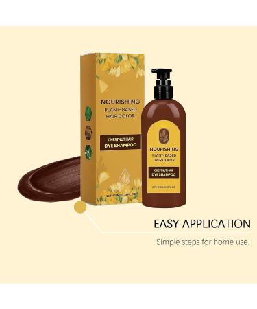 Teinture V g tale For Cheveux Gris - Couleur Naturelle Douce Formule Nourrissante Application Facile Couvrance Longue Dur e(Maroon) - Buy Online on GoSupps.com