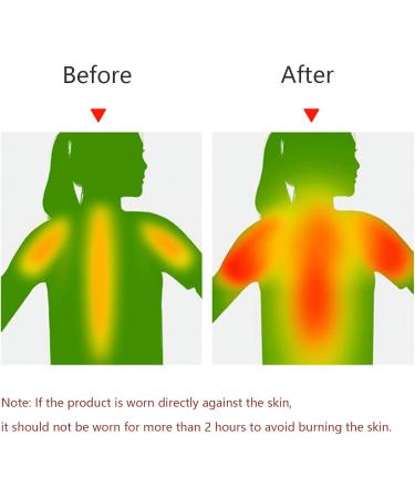 Invisible Thermal Body Heat Vest | Magnetic Heating Belt for Pain Relief | Decompression Support for Older Men & Women | XL Black - Buy Online on GoSupps.com