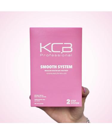 Smooth System Brazilian Keratin Hair Treatment - Frizz Control & Smoothing for All Hair Types Formaldehyde Free 3.38 Fl oz Kit - Buy Online on GoSupps.com
