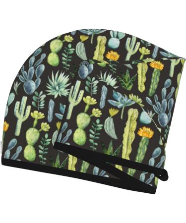 Succulent Microfiber Hair Towel - Super Absorbent Wrap for Women - Quick Dry Coral Velvet Cap for Long Short Curly & Thick Hair - Buy Online on GoSupps.com