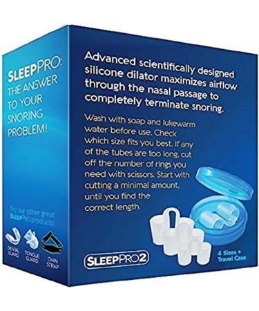 SnorePin Advanced Anti Snore Nose Vents - Natural Solution for Snoring - Pack of 4 with Free Case - Buy Online on GoSupps.com