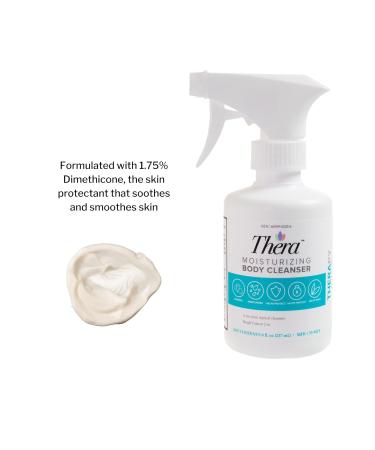 Thera Moisturizing Body Cleanser - Rinse-Free Lotion for Skin & Face | 8 oz Spray Bottle - International Shipping Available - Buy Online on GoSupps.com